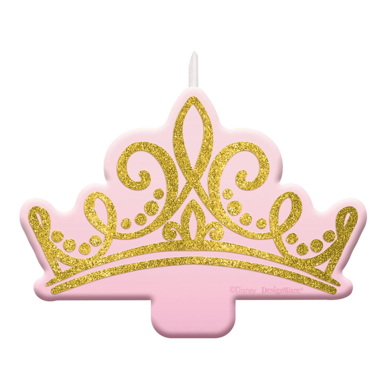 Disney&#xAE; Princess Glitter Candle, 3ct.